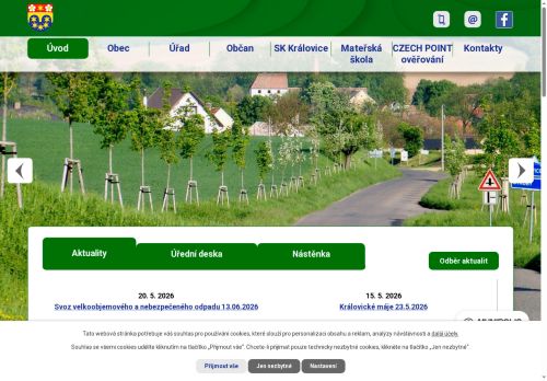 Zobrazit webové stránky Obecní úřad Královice