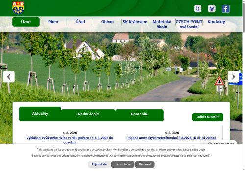 Zobrazit webové stránky Obecní úřad Královice