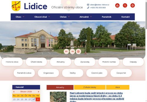 Zobrazit webové stránky Obecní úřad Lidice
