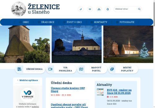 Zobrazit webové stránky Obecní úřad Želenice