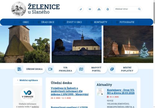 Zobrazit webové stránky Obecní úřad Želenice