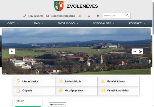 Zobrazit webové stránky Obecní úřad Zvoleněves