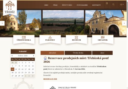 Zobrazit webové stránky Obecní úřad Třebíz