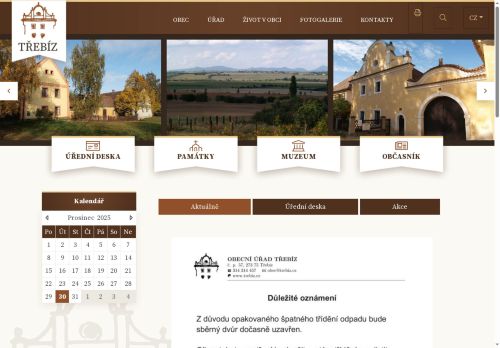 Zobrazit webové stránky Obecní úřad Třebíz