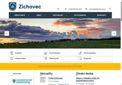 Zobrazit webové stránky Obecní úřad Zichovec