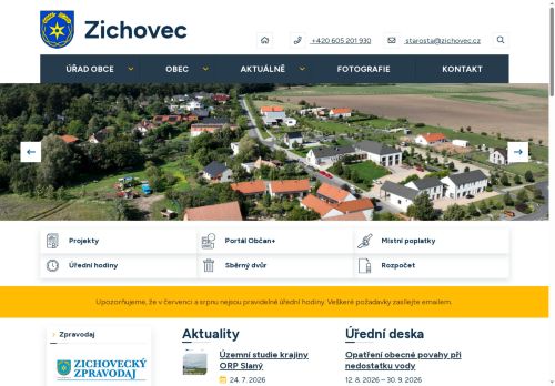 Zobrazit webové stránky Obecní úřad Zichovec