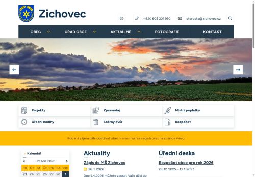 Zobrazit webové stránky Obecní úřad Zichovec