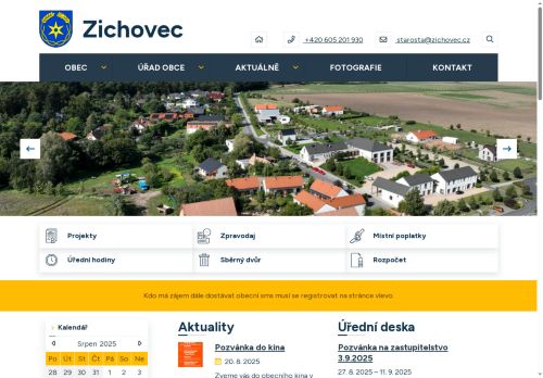Zobrazit webové stránky Obecní úřad Zichovec