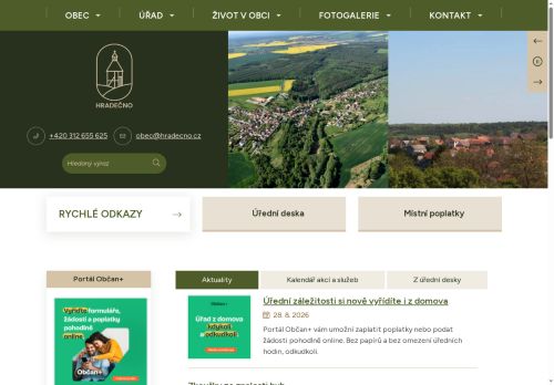 Zobrazit webové stránky Obecní úřad Hradečno