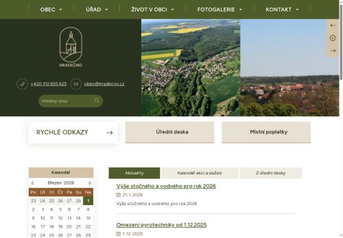 Zobrazit webové stránky Obecní úřad Hradečno