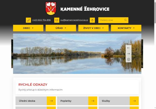 Zobrazit webové stránky Obecní úřad Kamenné Žehrovice