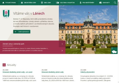 Zobrazit webové stránky Obecní úřad Lány