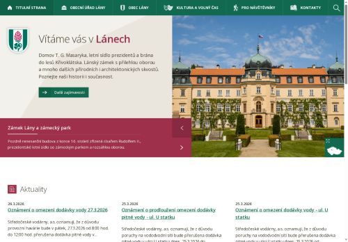 Zobrazit webové stránky Obecní úřad Lány