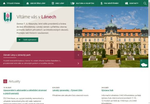 Zobrazit webové stránky Obecní úřad Lány