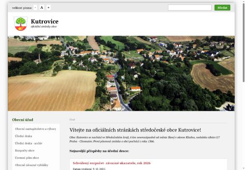Zobrazit webové stránky Obecní úřad Kutrovice