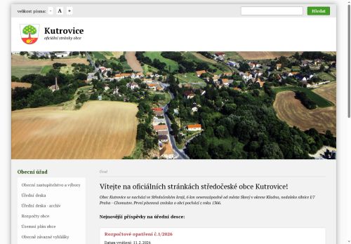 Zobrazit webové stránky Obecní úřad Kutrovice
