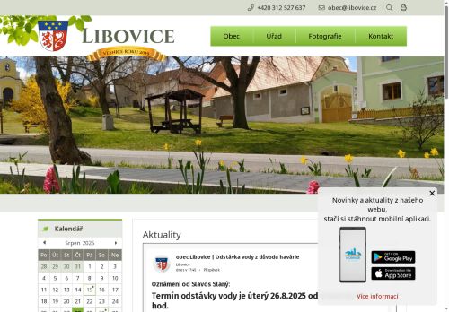 Zobrazit webové stránky Obecní úřad Libovice