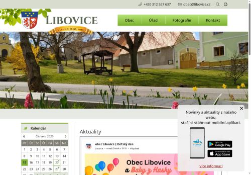 Zobrazit webové stránky Obecní úřad Libovice