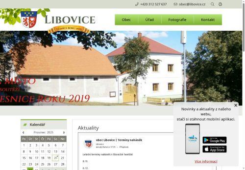Zobrazit webové stránky Obecní úřad Libovice