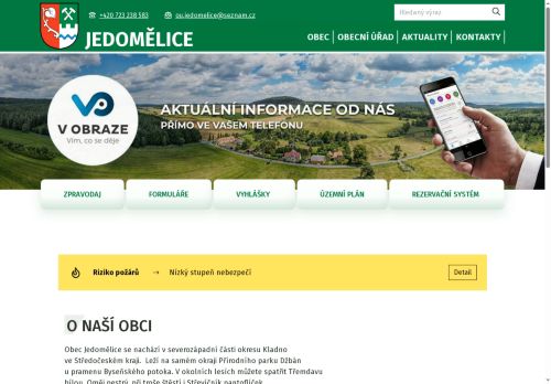 Zobrazit webové stránky Obecní úřad Jedomělice