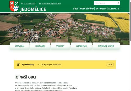 Zobrazit webové stránky Obecní úřad Jedomělice