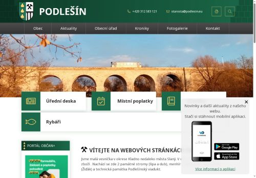 Zobrazit webové stránky Obecní úřad Podlešín