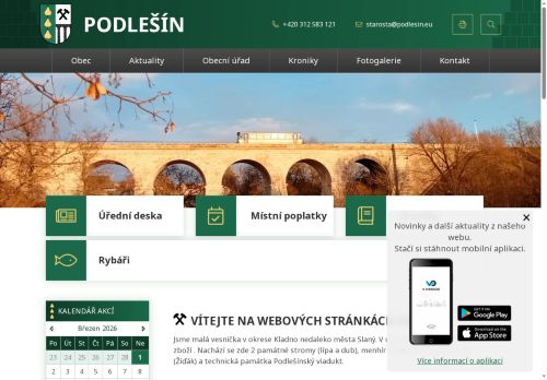Zobrazit webové stránky Obecní úřad Podlešín