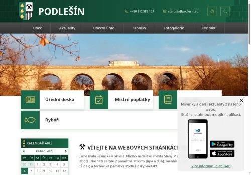 Zobrazit webové stránky Obecní úřad Podlešín
