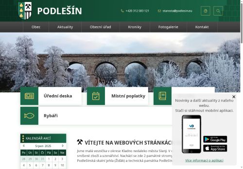 Zobrazit webové stránky Obecní úřad Podlešín