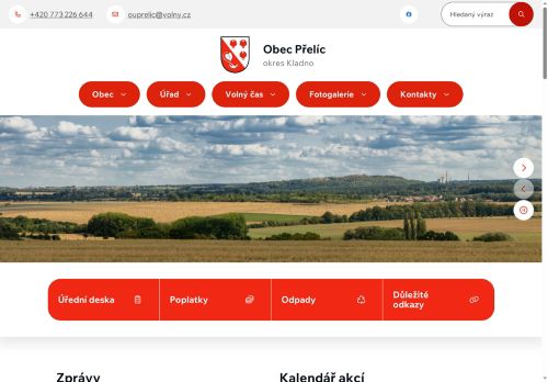 Zobrazit webové stránky Obecní úřad Přelíc