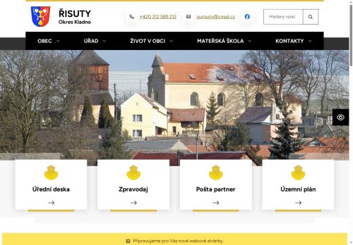 Zobrazit webové stránky Obecní úřad Řisuty
