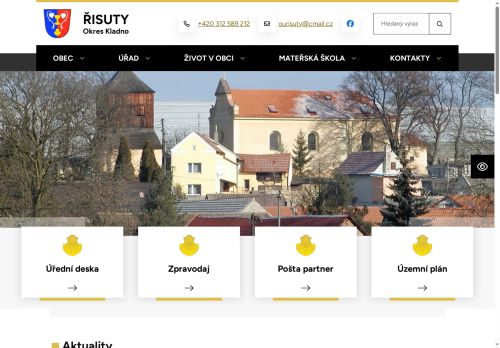 Zobrazit webové stránky Obecní úřad Řisuty
