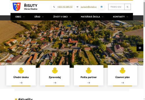 Zobrazit webové stránky Obecní úřad Řisuty