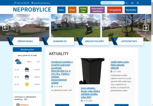 Zobrazit webové stránky Obecní úřad Neprobylice