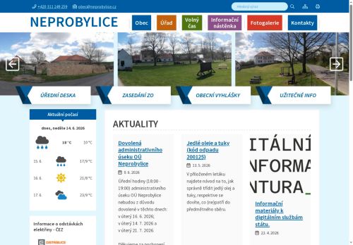 Zobrazit webové stránky Obecní úřad Neprobylice