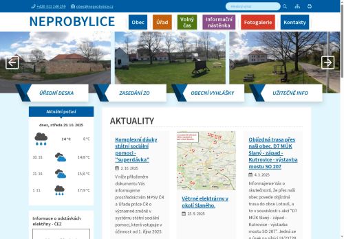 Zobrazit webové stránky Obecní úřad Neprobylice