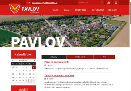 Zobrazit webové stránky Obecní úřad Pavlov