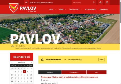 Zobrazit webové stránky Obecní úřad Pavlov