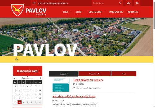 Zobrazit webové stránky Obecní úřad Pavlov
