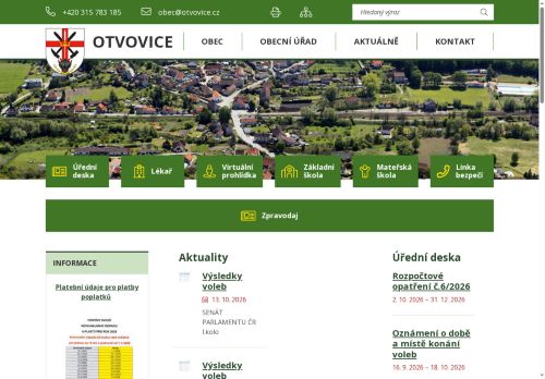Zobrazit webové stránky Obecní úřad Otvovice