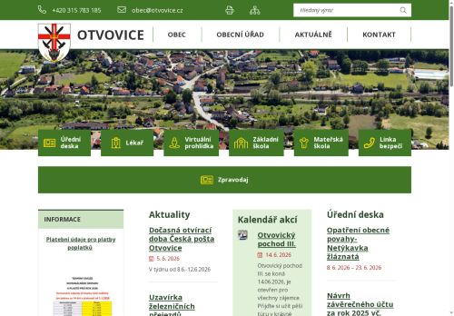 Zobrazit webové stránky Obecní úřad Otvovice