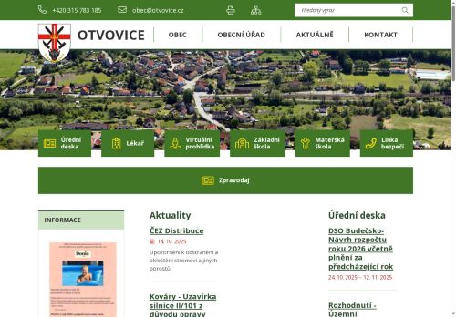 Zobrazit webové stránky Obecní úřad Otvovice
