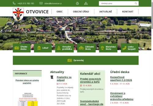 Zobrazit webové stránky Obecní úřad Otvovice