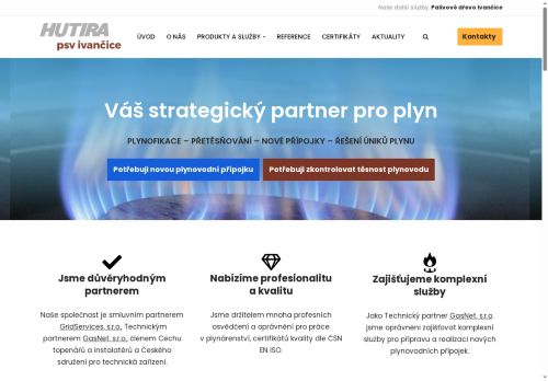 Zobrazit webové stránky HUTIRA - PSV Ivančice, s.r.o.
