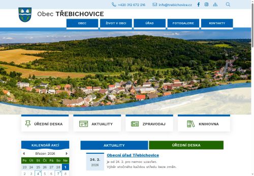 Zobrazit webové stránky Obecní úřad Třebichovice
