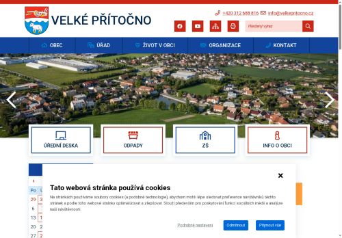 Zobrazit webové stránky Obecní úřad Velké Přítočno