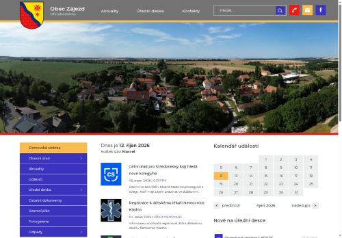 Zobrazit webové stránky Obecní úřad Zájezd