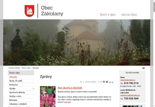 Zobrazit webové stránky Obecní úřad Zákolany