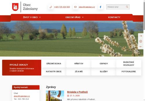 Zobrazit webové stránky Obecní úřad Zákolany