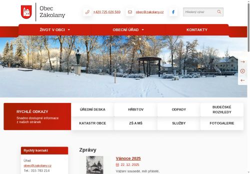 Zobrazit webové stránky Obecní úřad Zákolany